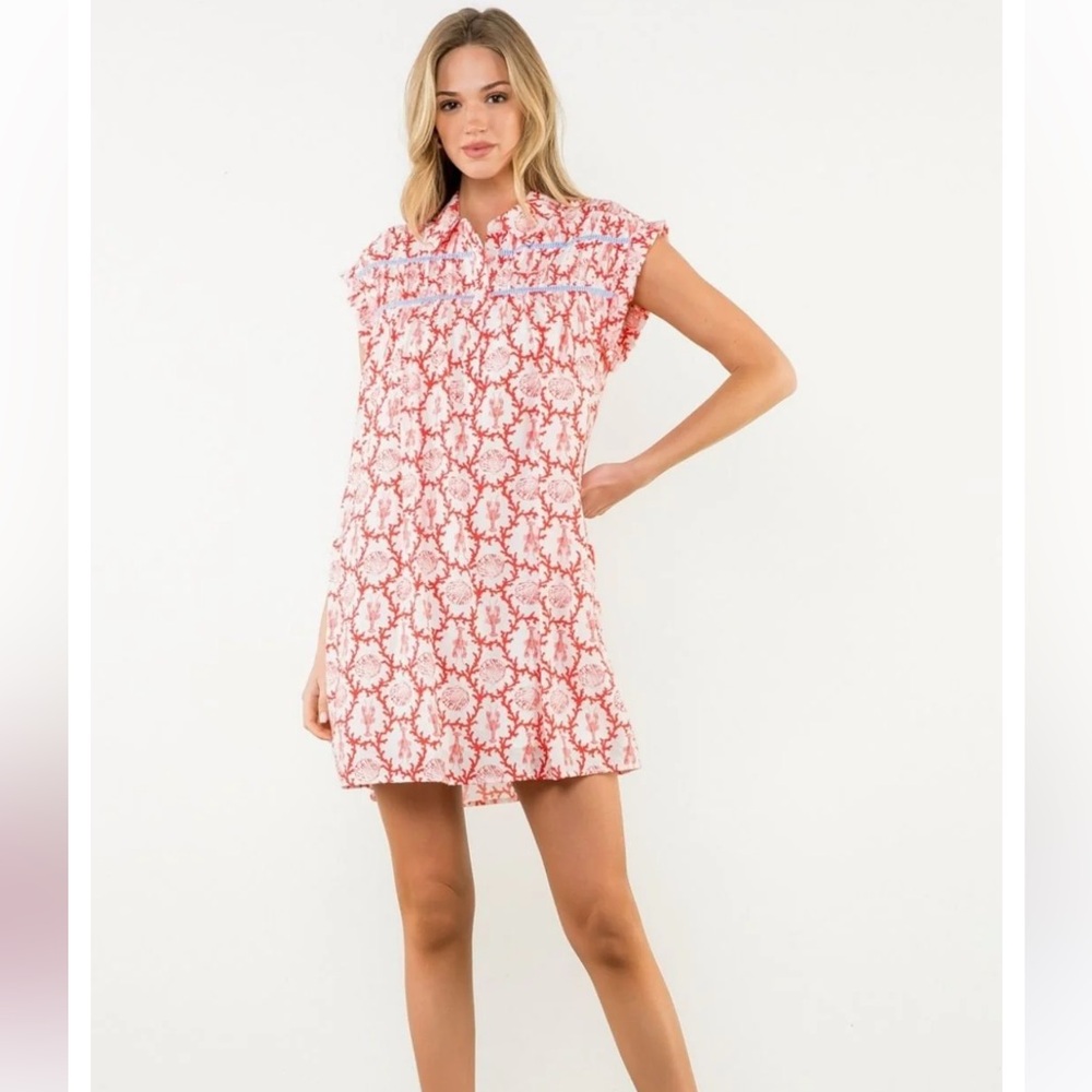 THML Lobster & Seashell Dress - M - NWT - Picture 3 of 9